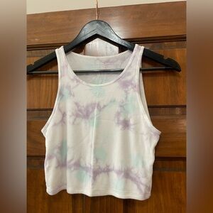 American Eagle Outfitters Pastel Tie-Dye Tank Top